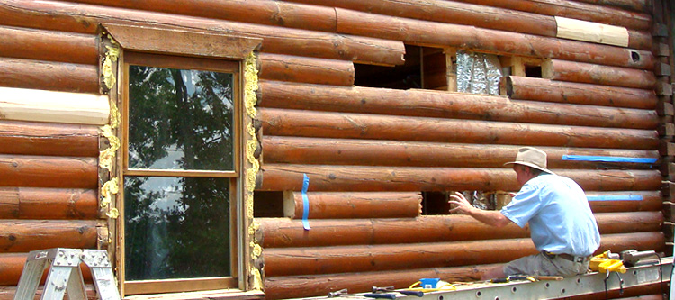 Log Home Repair Fluvanna County, Virginia